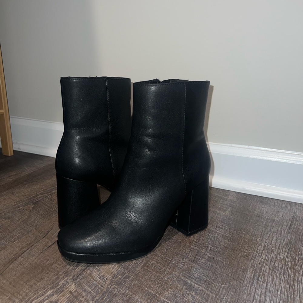 black boots